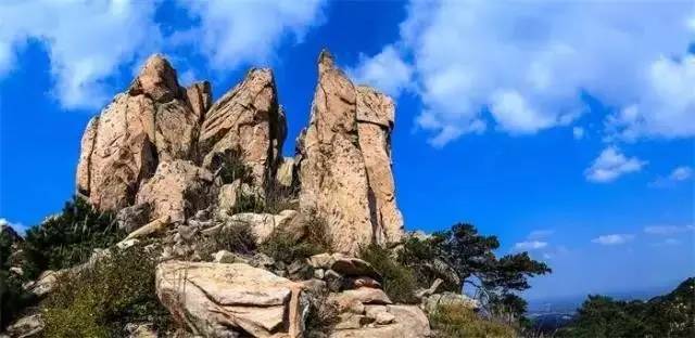 秋高气爽正当时,蓬莱艾山景区