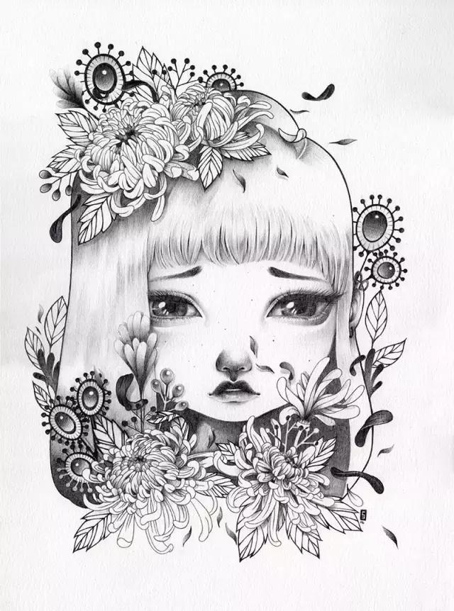 插画魔卡少女樱,插画少女和猫图片