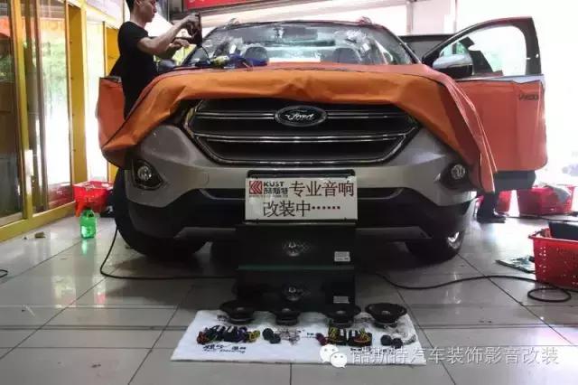 福特锐界低音炮喇叭,福特锐界升级bo音响12喇叭