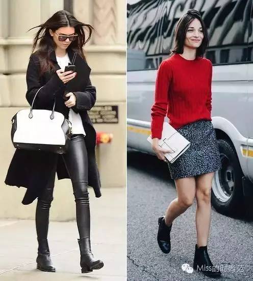 粗跟英伦风复古短靴怎么搭配,搭配短靴穿出时髦复古风格