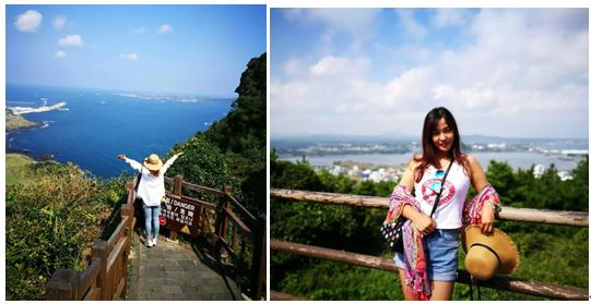 韩国美女第四次来首尔自由行,一个人韩国济州岛旅游