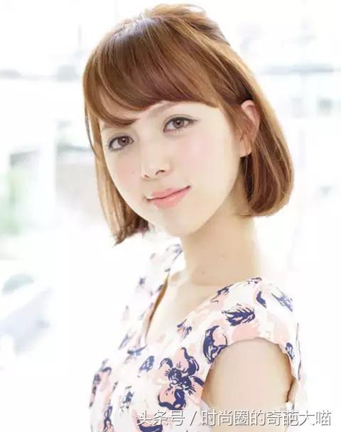 短发女2021流行短发中短发可扎,短发也能如此迷人