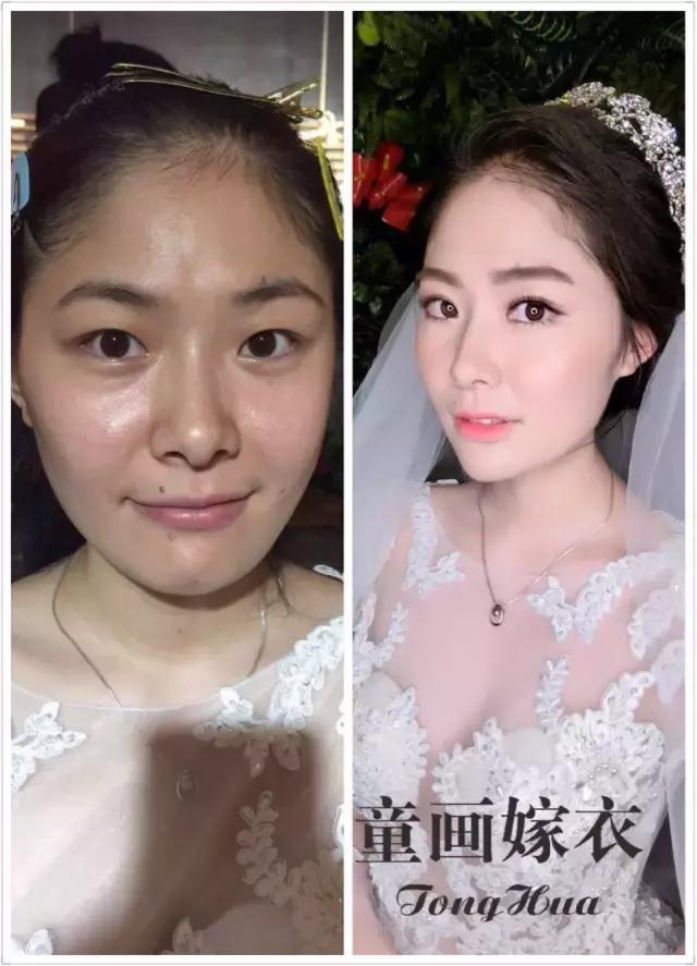 高能！新娘妆后颜值大逆天，给婚礼化妆师们点个赞