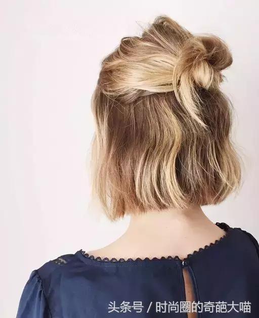 短发女2021流行短发中短发可扎,短发也能如此迷人