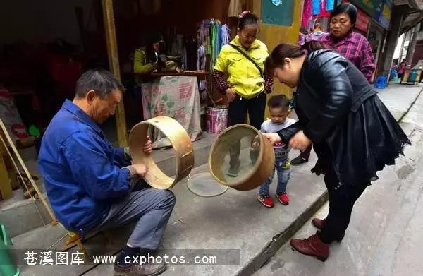 东溪古镇街景,苍溪县古镇全景图