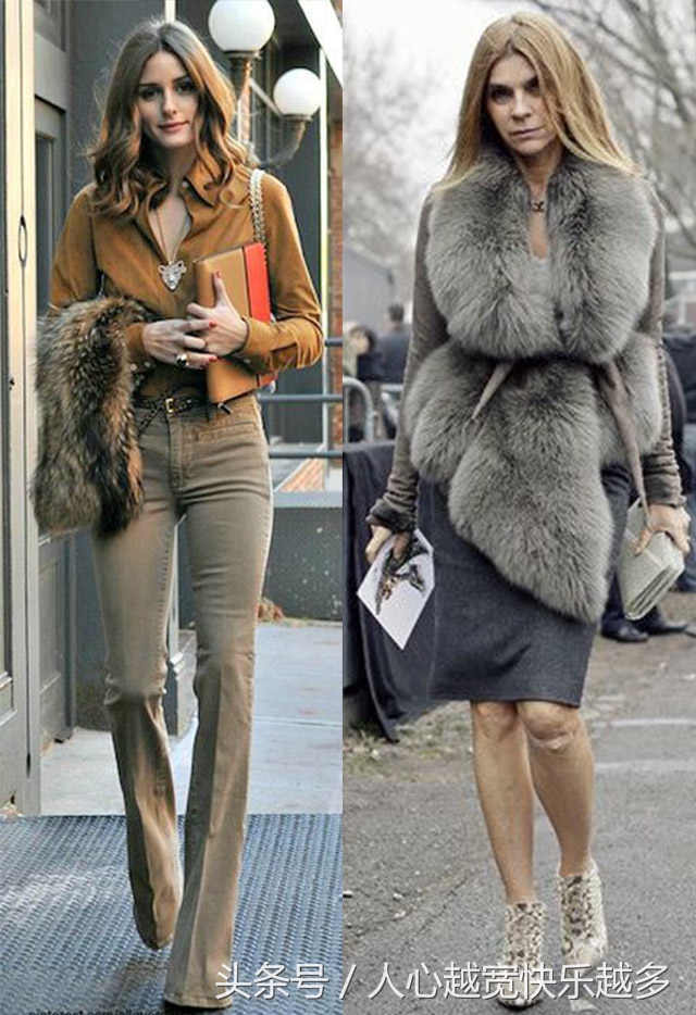 穿皮草怎么选内搭,冬天穿皮草搭配什么内搭好看