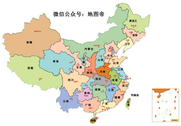 市县名的开头与本省的简称相同，有你的家乡吗？