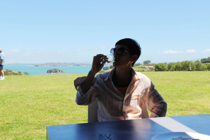 到怀希基岛,品酒-看海