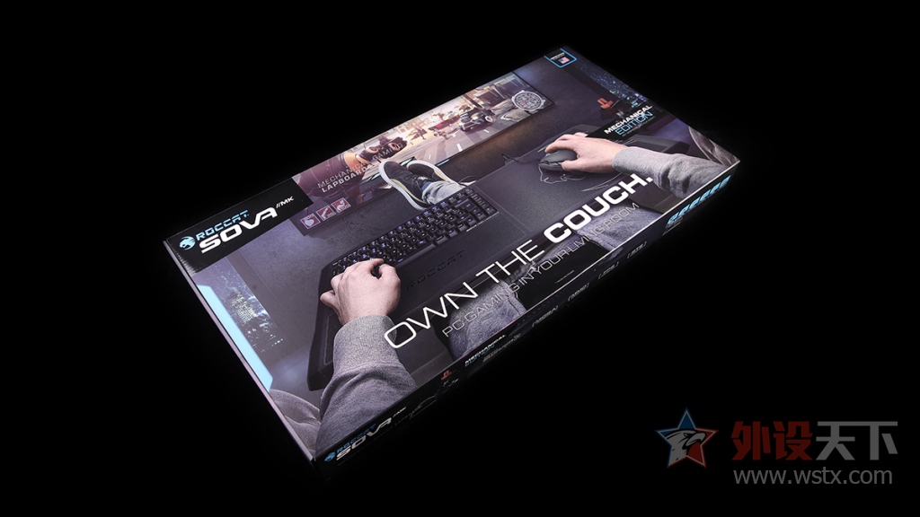 官方评测冰豹ROCCATSOVA游戏膝板图赏简评:腿上游戏