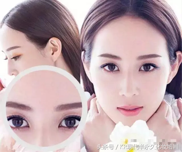 韩式半永久纹眉有多丑,韩式半永久眉毛步骤图解