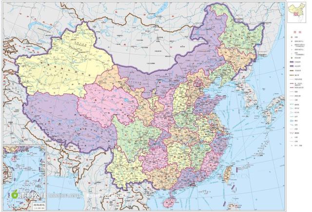 好看的中国地图,可爱得不要不要的