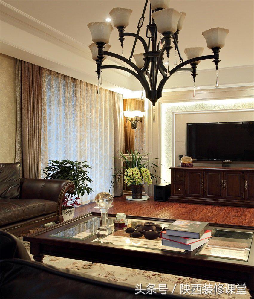 简美实木轻奢装修风格,高级奢华实木装修风格图片