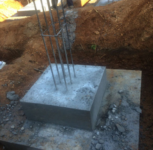 6层自建房基础桩深度,桩头怎么和自建房基础连接