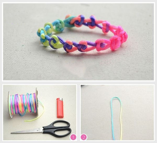 手链绳结打法教学中国结,手链的绳结怎么系金刚结