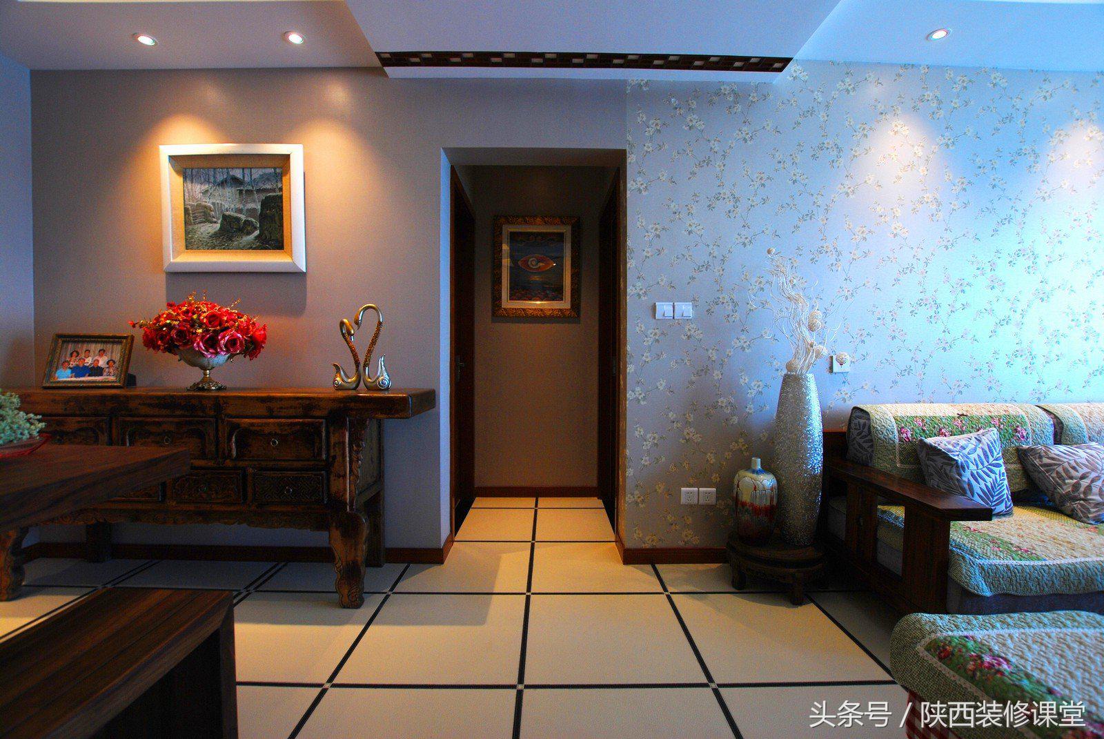 大气上档次婚房,140平新中式婚房图片