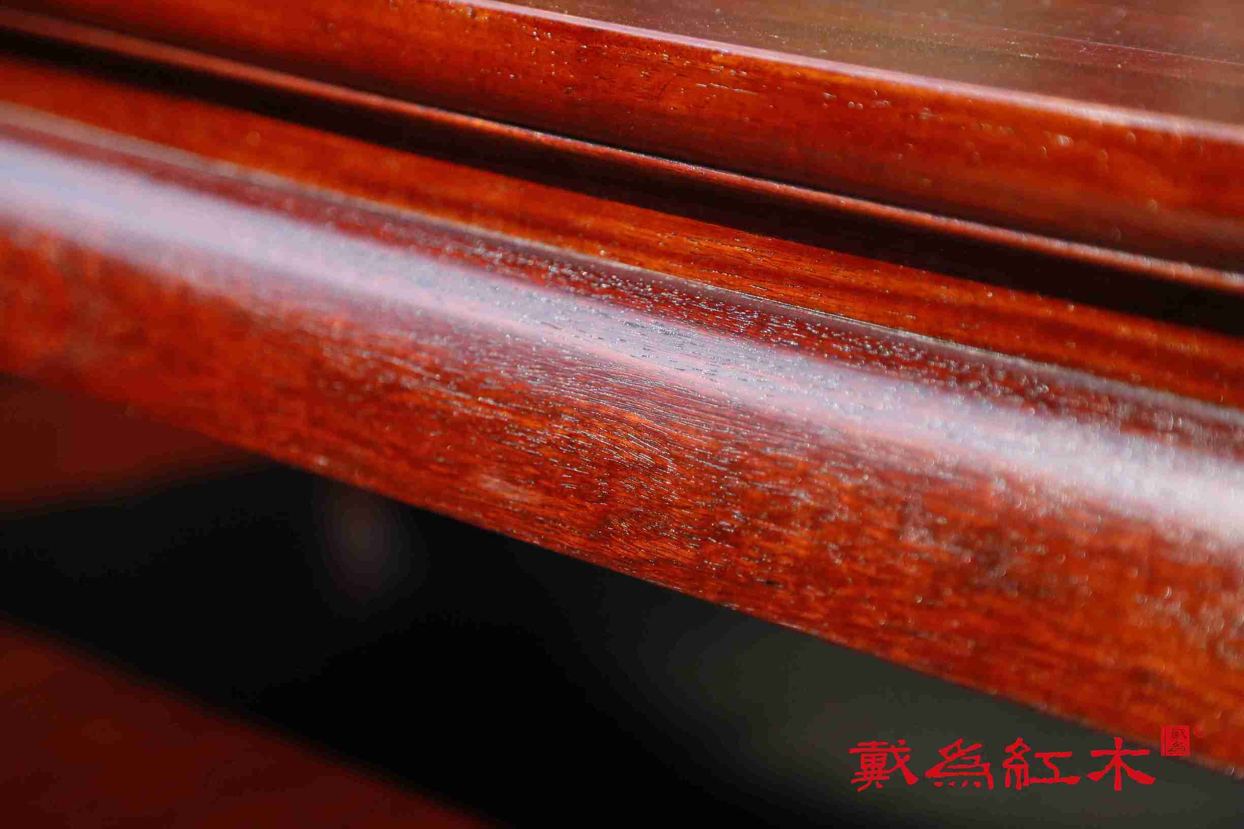 大果紫檀能做出小叶紫檀的效果吗,怎么让紫檀变得有光泽