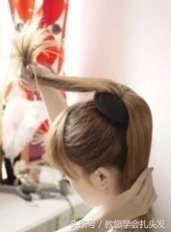 适合发量少的花苞头,日系花苞头