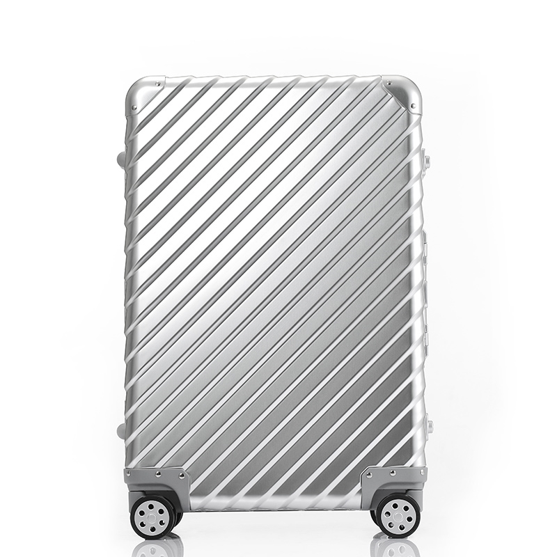 高档便携休闲拉杆箱万向轮行李箱,铝框高颜值万向轮拉杆箱行李箱
