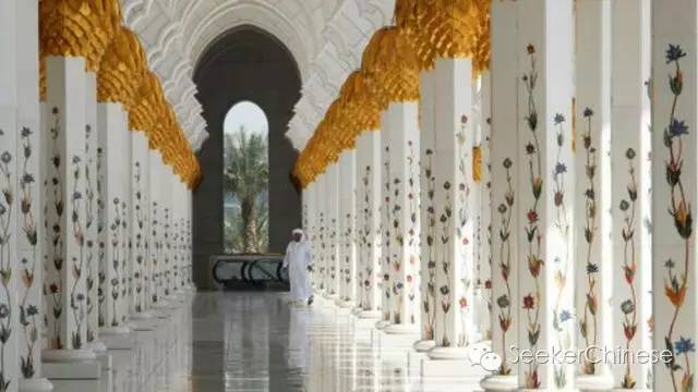 阿联酋最顶级豪华的清真寺,阿联酋阿布扎比最大的清真寺