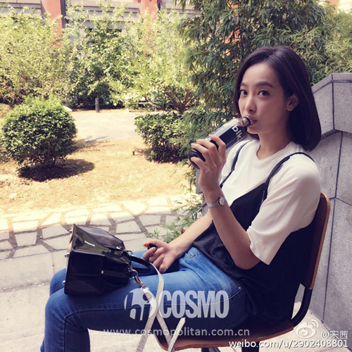 宋茜唐嫣发际线,唐嫣宋茜发际线高发型