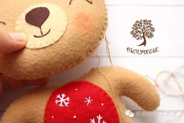 冬天可爱小熊,萌化了的可爱小熊怎么做