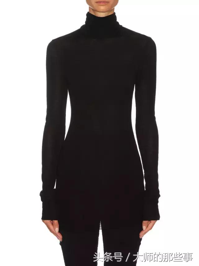 高端黑色蕾丝假高领打底衫,高领打底衫黑色满天星