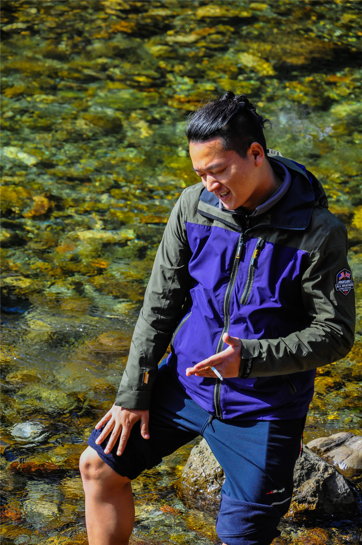 侠之梦受邀参与恩施坪坝营线路测试，冬季溯溪，冰冷刺骨，第一天