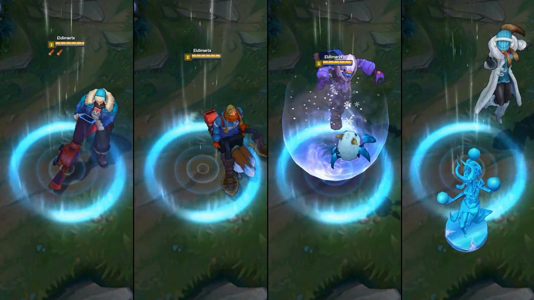 哪吒冰雪节皮肤有回城特效吗,冰雪节索拉卡回城特效