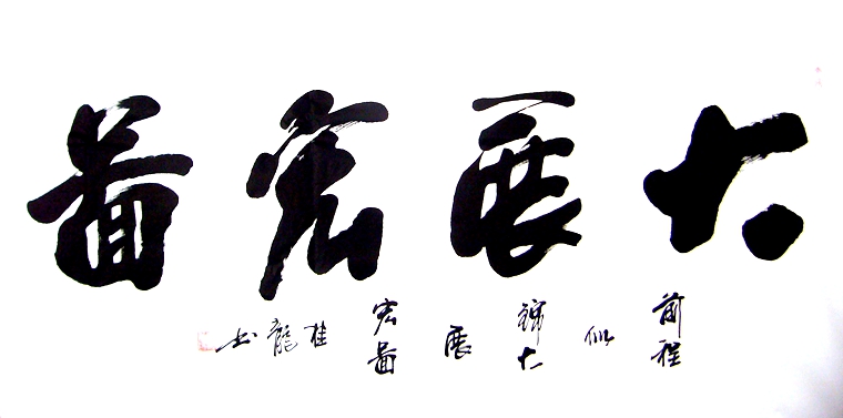 书法大展宏图欣赏,武模凯书法大展宏图