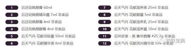 后护肤品各系列适合什么年龄,后品牌各系列适合什么年龄