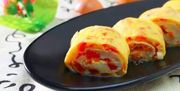 西红柿牛奶鸡蛋卷,早餐西红柿鸡蛋卷做法