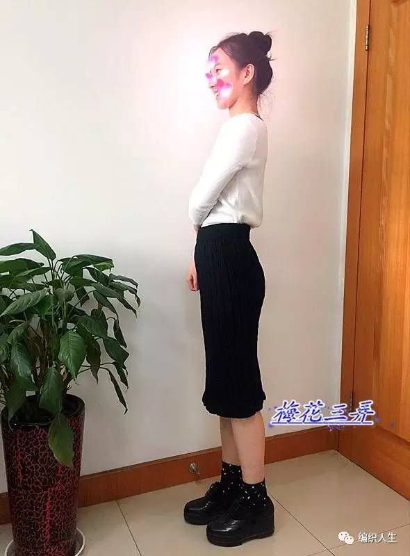 自己怎么织毛线半身裙,毛线半身裙高档气质