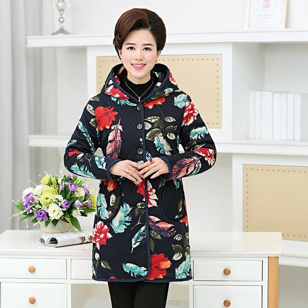 冬天到了,妈妈是不是也该换一件棉衣了