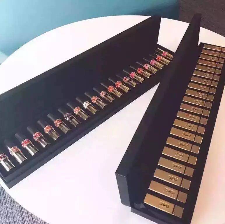 ysl圣诞限定金箔口红,ysl圣诞款口红