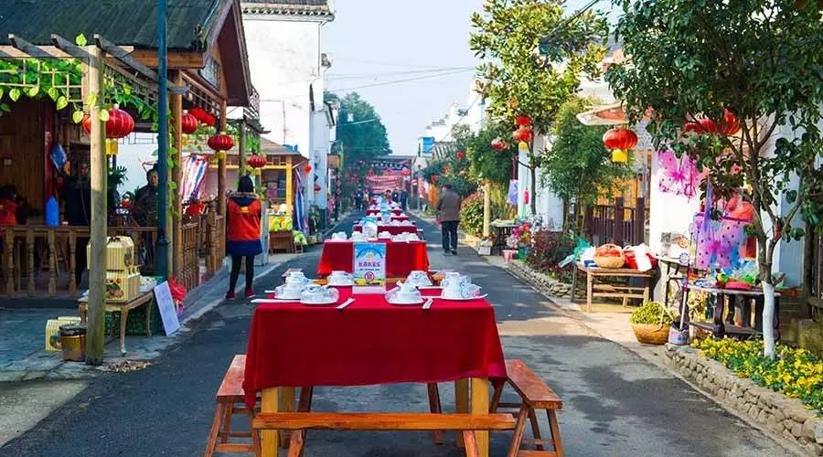 南京长街宴图片,高淳长街宴老字号
