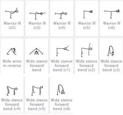 超全瑜伽小人绘画,瑜伽小人绘画技巧视频