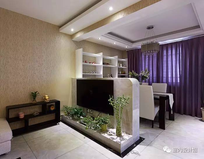 电视墙节省空间,电视墙太大用什么装饰一下