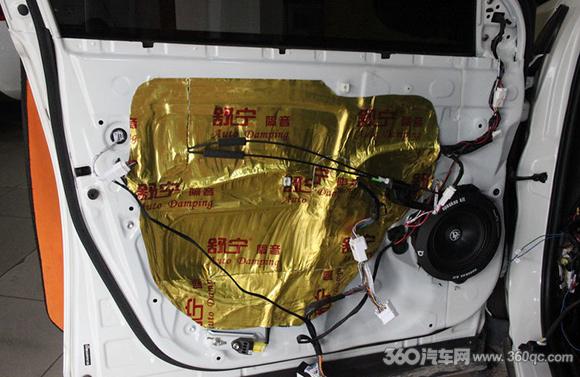 丰田rav4改装声浪,丰田rav4汽车音响改装三分频案例