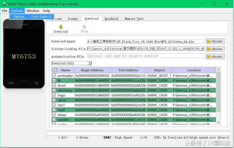 MTK平台手机SP_Flash_Tool通用刷机教程