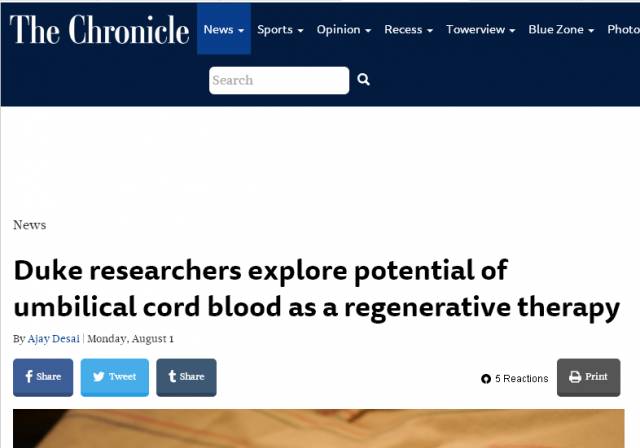 2016脐带血那些事儿---科研进展篇