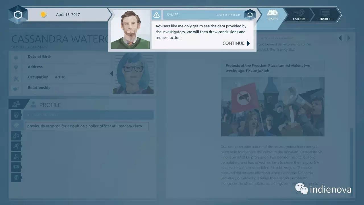 「独游推荐」Orwell：后*诺斯**登时代的控制社会与科技逻辑