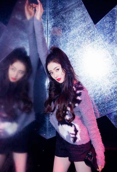 张天爱穿过的豹纹裙,张天爱碎花