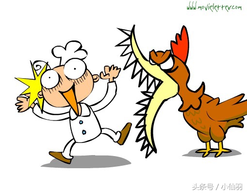 我妈不敢杀鸡，每次都是拿根绳子让鸡上吊