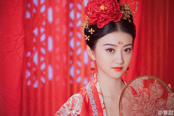 景甜早年古装惊艳,景甜古装片段