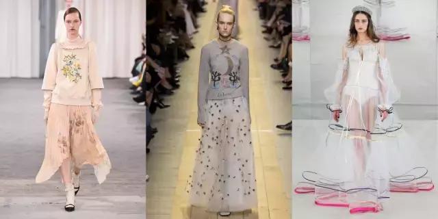 米白色连衣裙纱裙仙气飘飘长款,春天仙气纱裙