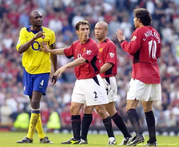 阿森纳铁血队长维埃拉,铁血领袖