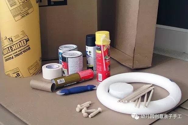 彩泥儿童简单手工轮船,幼儿园纸皮海盗船手工