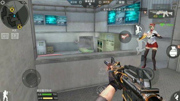 cf手游超实用点位技巧,穿越火线手游沙漠灰b点跳箱技巧