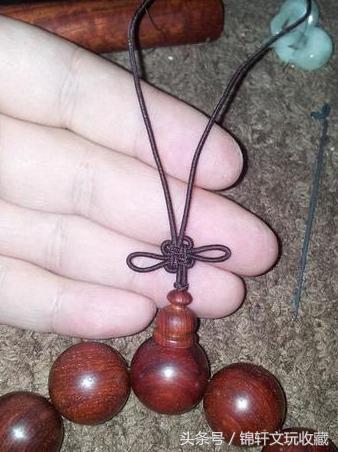 手串绳断了怎么打结,戴佛头手串怎么穿绳打结
