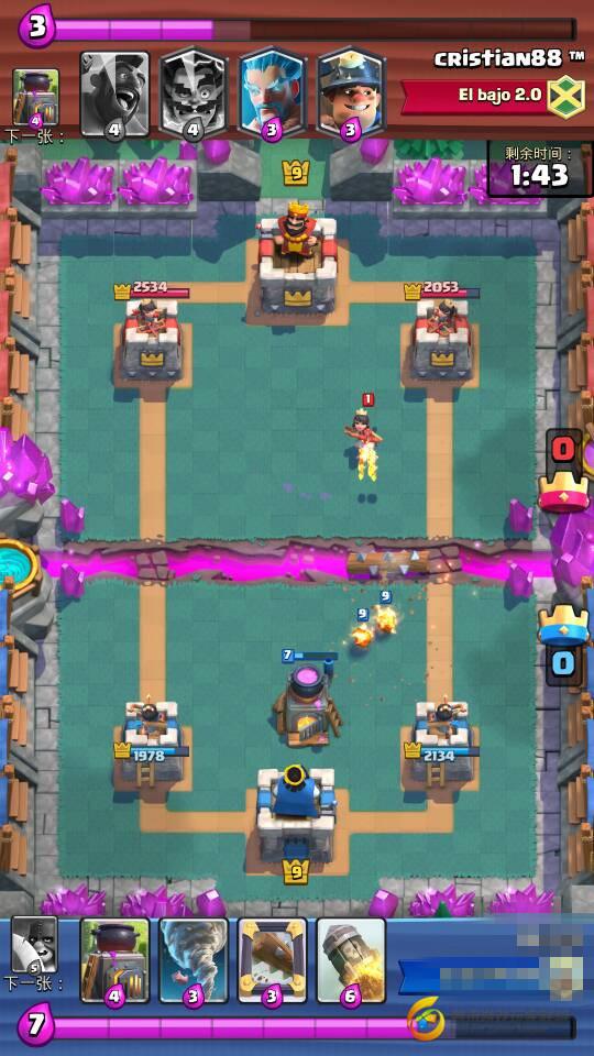 复仇滚木和电击法术,电击法术和大雪球